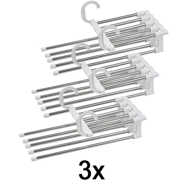 3x Multifunctionele broekenhanger | SMARTHANGER