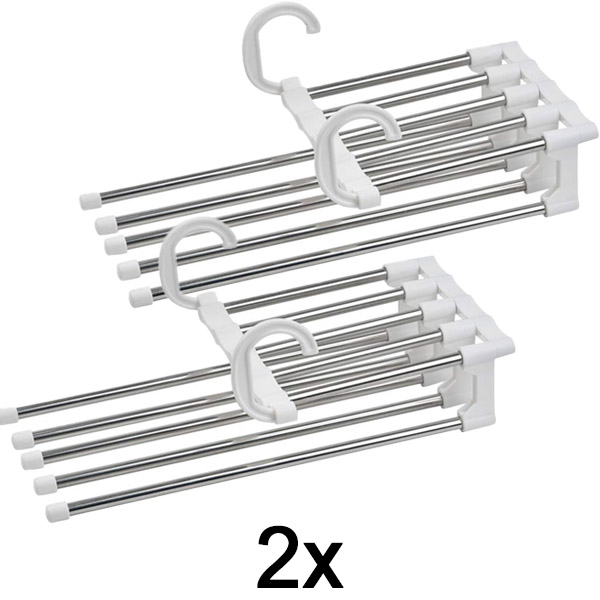 2x Multifunctionele broekenhanger | SMARTHANGER