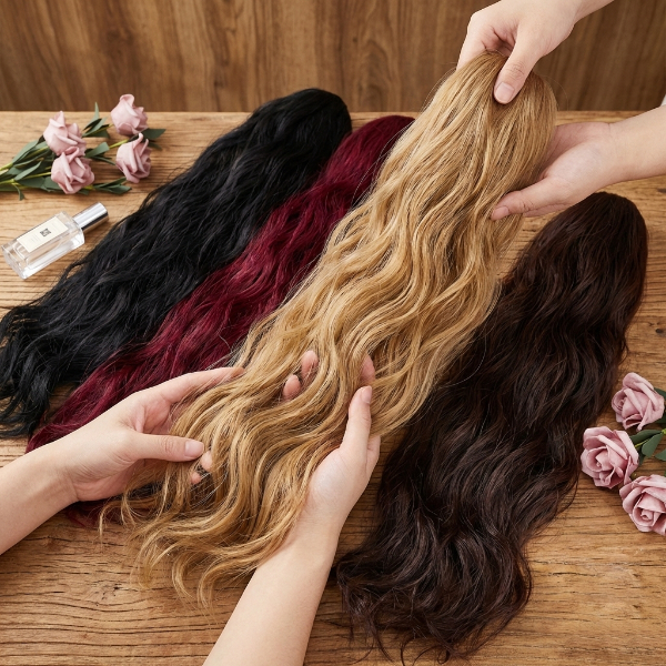 Lange golvende paardenstaartverlenging | WAVYPONY