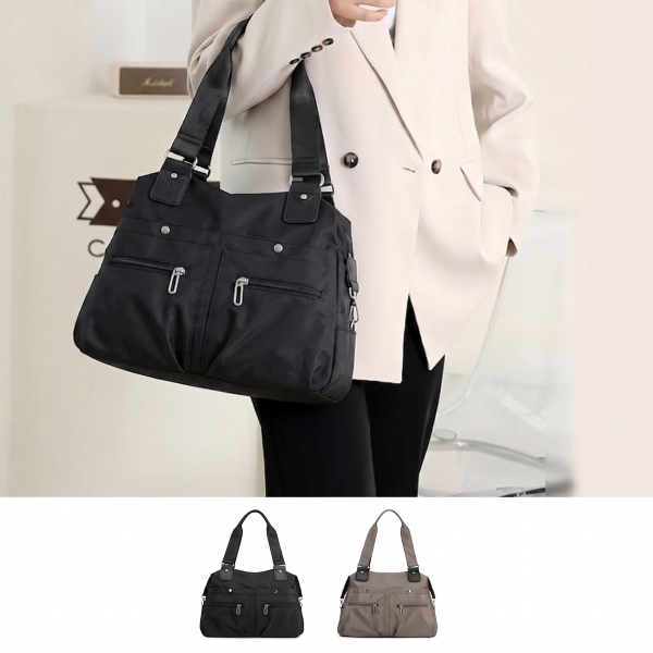 Waterafstotende nylon handtas | BAGVIA