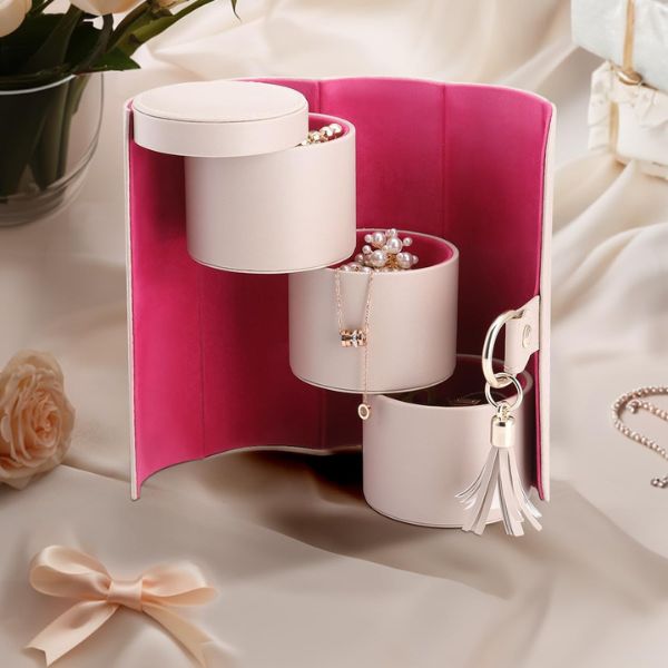 Reis-sieradenorganizer - 3 Lagen, Fluwelen Voering | LAYERLY